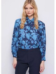 Camisa estampada con motivo floral