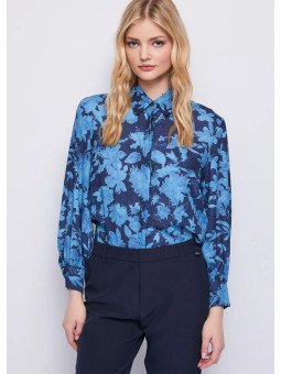 Camisa estampada con motivo floral