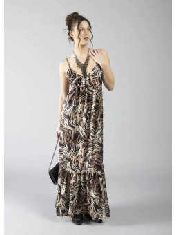 Vestido largo jungla