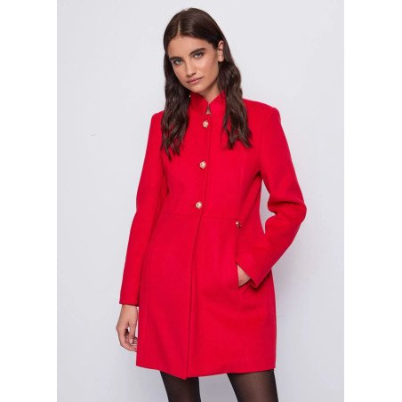 Abrigo de paño suave