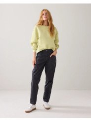 Pantalón elástico negro