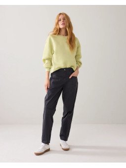 Pantalón elástico negro