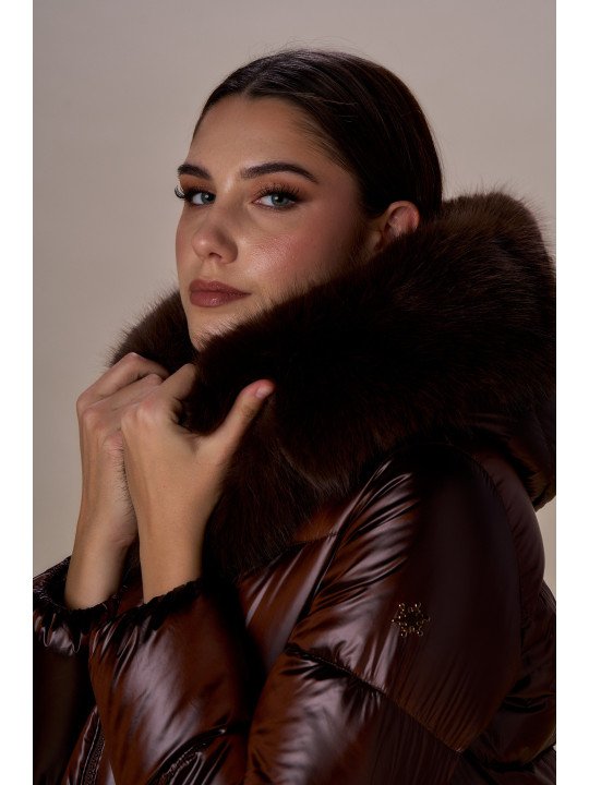 Plumífero con cuello