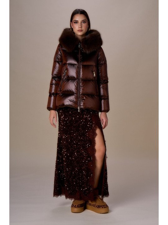 Plumífero con cuello