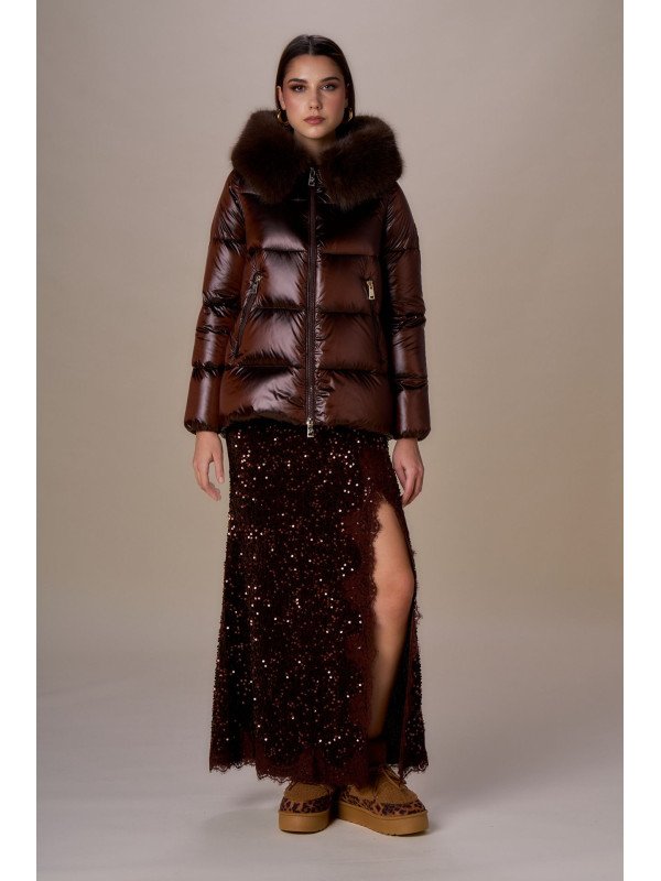 Plumífero con cuello