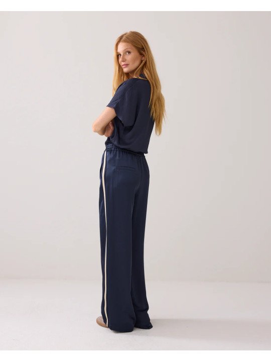 Pantalones con ribete