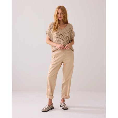 Pantalones chinos de algodón