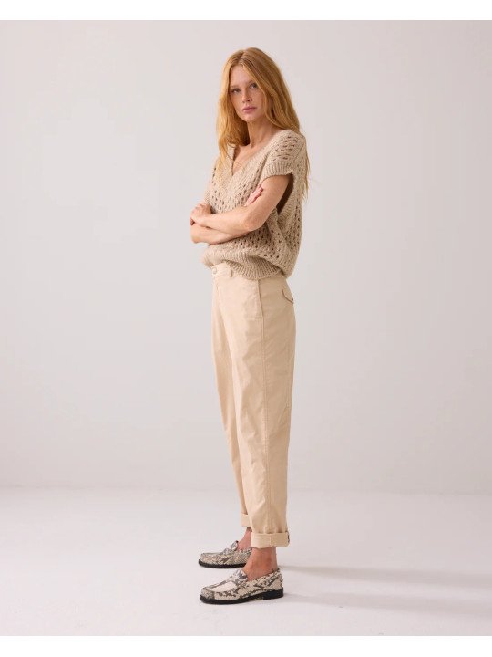 Pantalones chinos de algodón