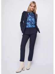 Camisa estampada con motivo floral