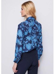 Camisa estampada con motivo floral