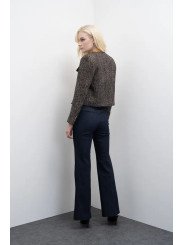 Chaqueta corta Tweed de lana