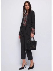 Pantalones negro cropped