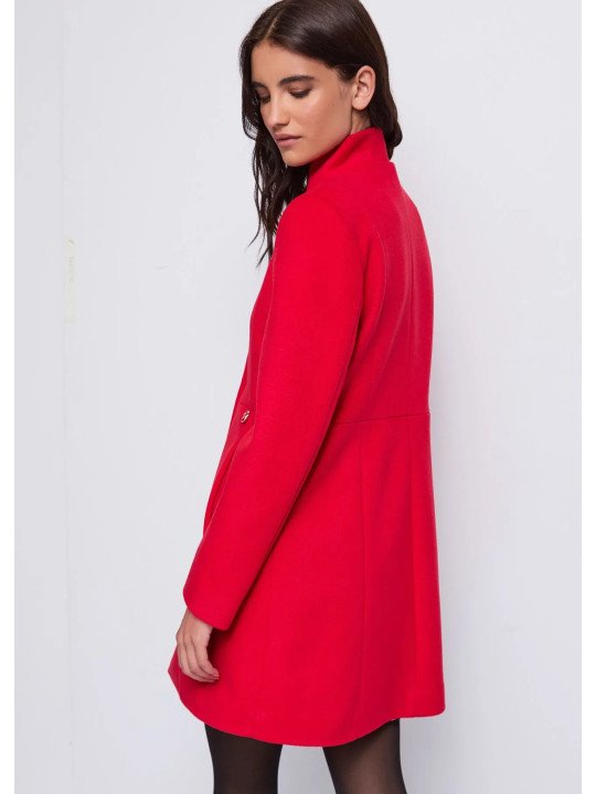 Abrigo de paño suave