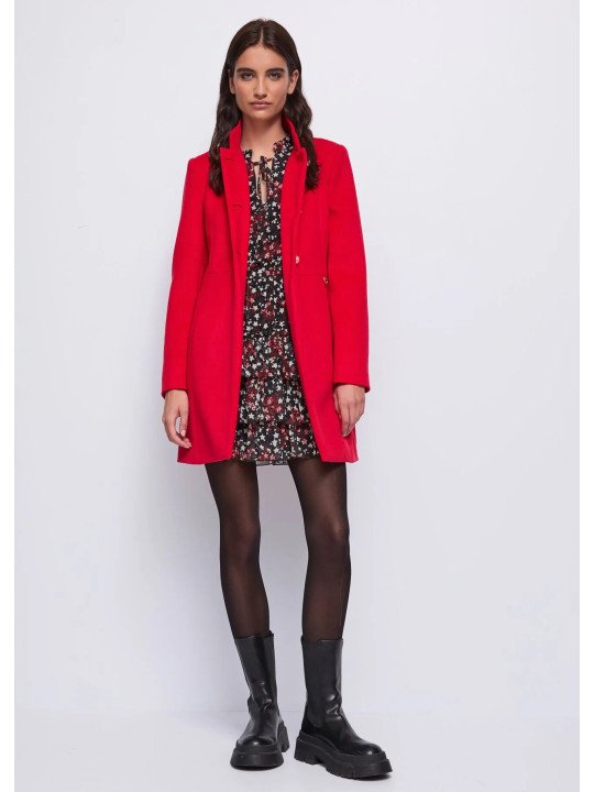 Abrigo de paño suave