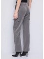 Pantalones cargo con pliegue