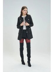 Abrigo Tweed de lana