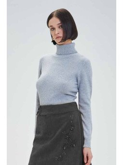 jersey básico cuello alto