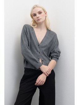 Chaqueta con botón negro