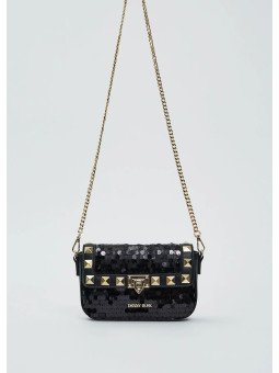 Mini bolso bandolera con lentejuelas