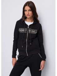 Sudadera con logo y cremallera