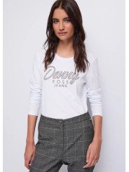 Camiseta manga larga con logo