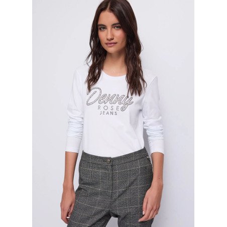 Camiseta manga larga con logo