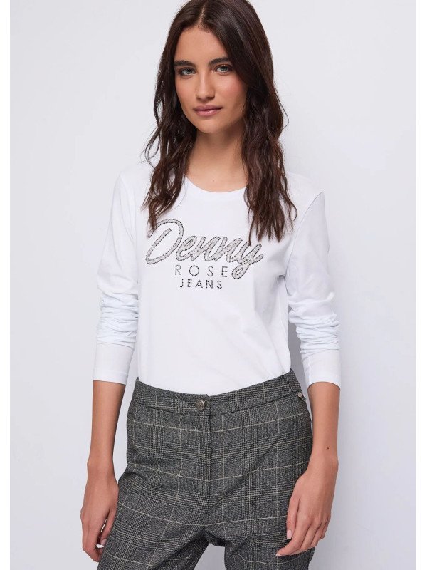 Camiseta manga larga con logo