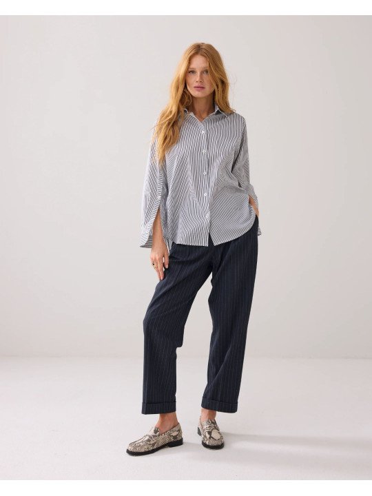 Blusa camisera con botones