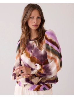 Camisa en zigzag suave