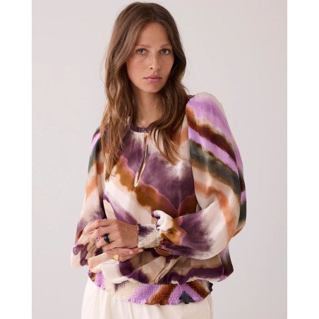 Camisa en zigzag suave