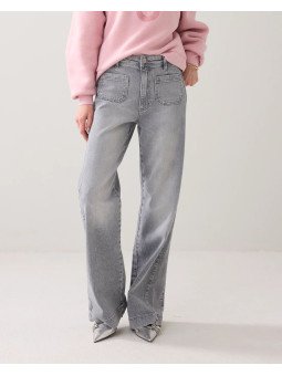 Vaqueros retro de pierna ancha