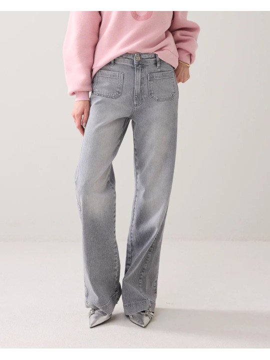 Vaqueros retro de pierna ancha