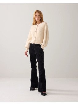 Pantalón acampanados de terciopelo