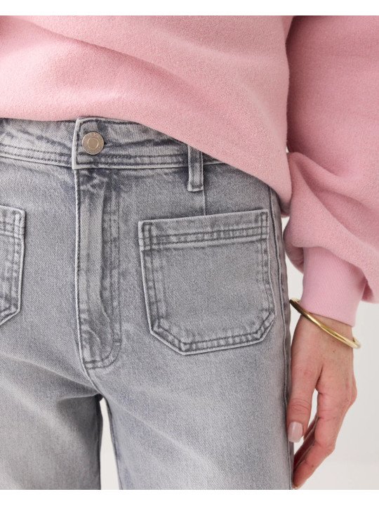 Vaqueros retro de pierna ancha