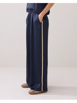 Pantalones con ribete