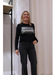 Camiseta con brillos