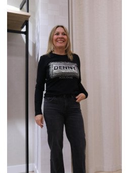 Camiseta con brillos