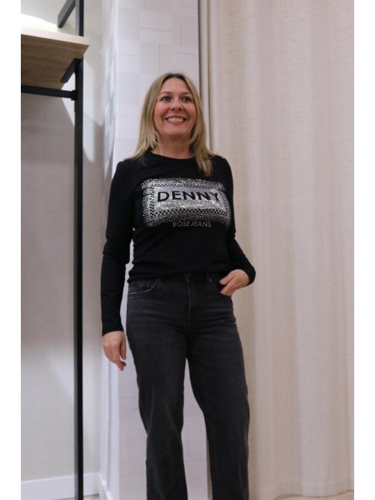 Camiseta con brillos