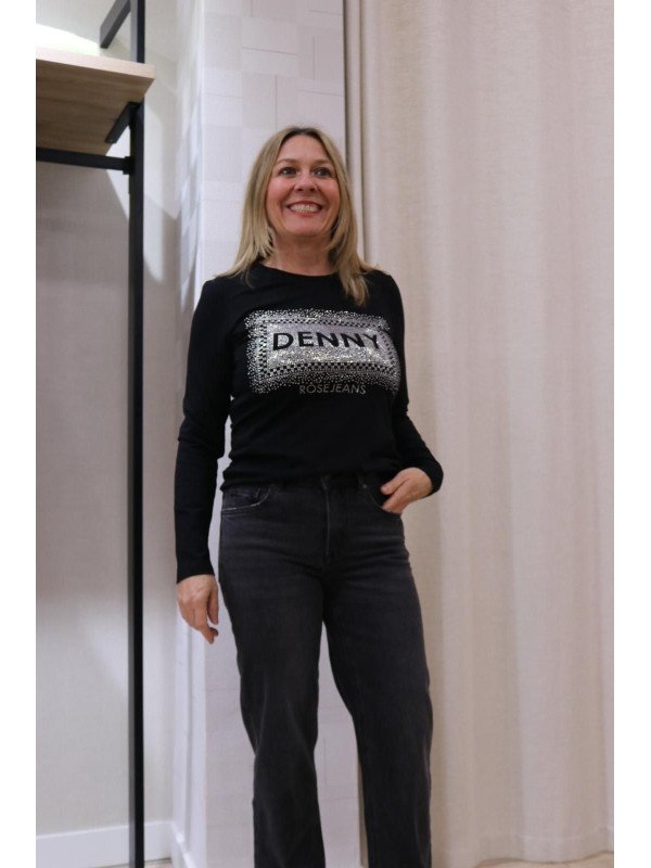 Camiseta con brillos