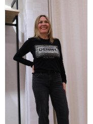 Camiseta con brillos