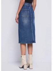 Falda vaquera larga