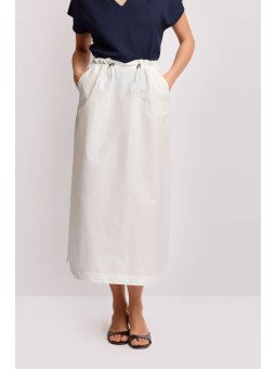 Falda larga con cordón