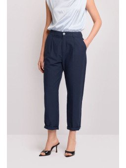 Pantalón de pinzas tobillero