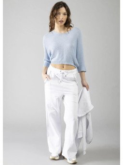 Camiseta lurex plata