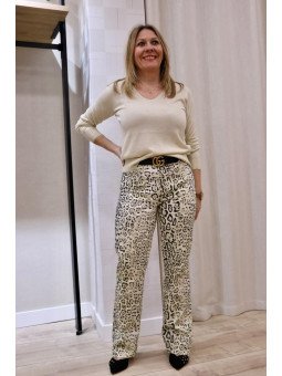 Pantalón animal print