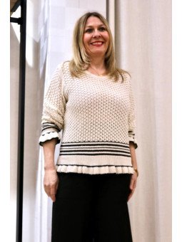 Jersey de punto calado