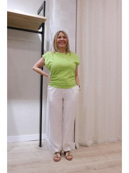 Camiseta fruncida